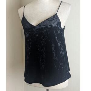 Dark Romantic Crush Black velvet Cami Women's Size XS/S